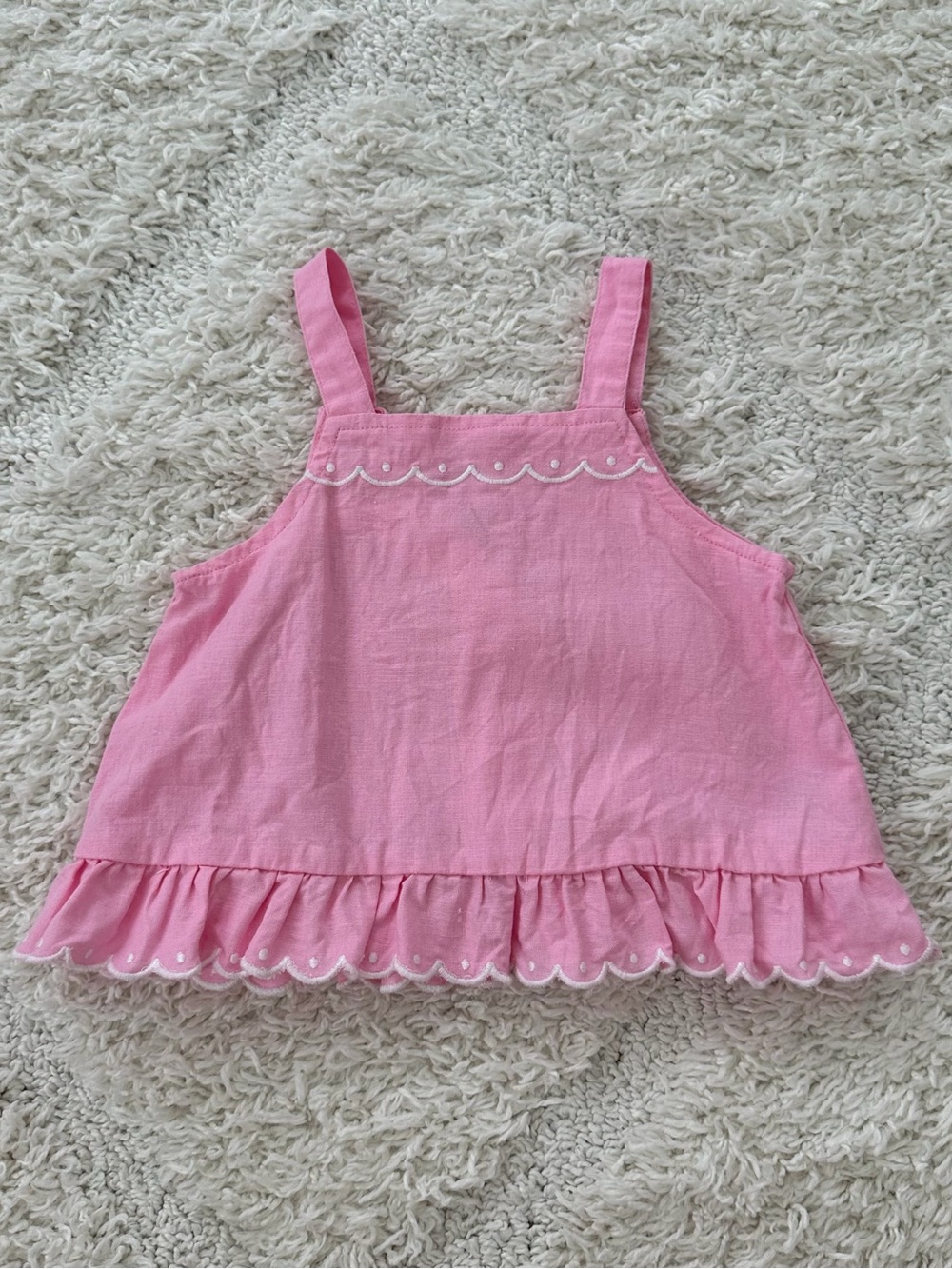 Seed Heritage Pink Scalloped Tank